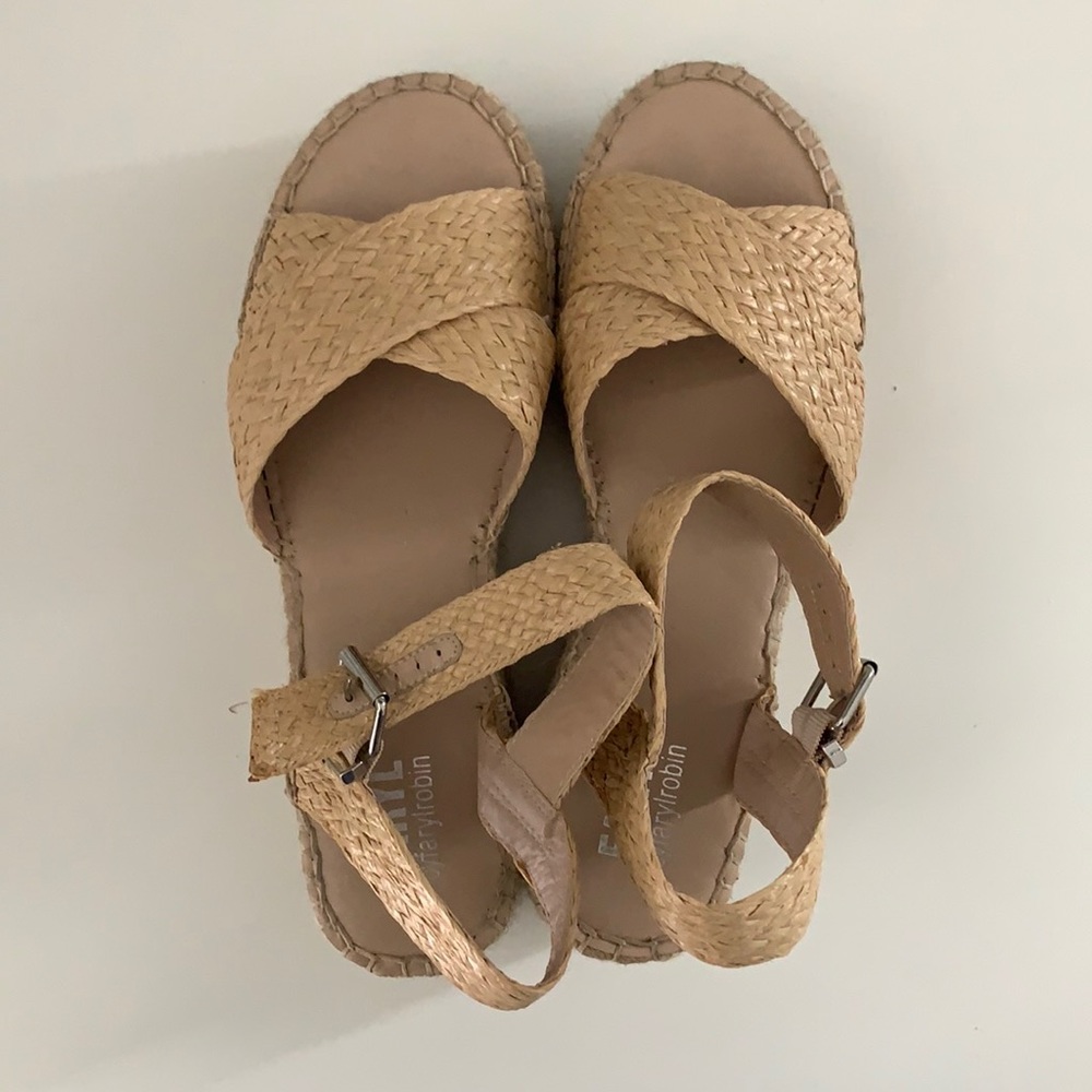 Nude Wedge Heels